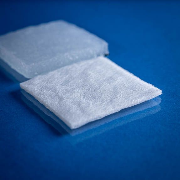 Type 2646 120gsm Superabsorbent Airlaid Thermally Bonded Nonwoven Fabric close up